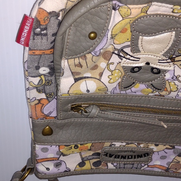 โฎ๏ธVINTAGEโฎ๏ธ UNION BAY Cat/Fox Lovers Crossbody Bag - Picture 7 of 8